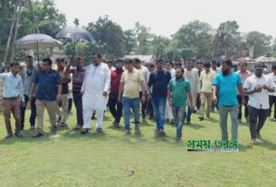 টাঙ্গাইলে শেখ রাসেল মিনি স্টেডিয়াম নির্মাণ কাজের উদ্বোধন