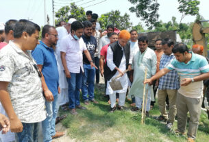 করটিয়ায় ফুটওভার ব্রিজ নির্মাণ কাজের উদ্বোধন