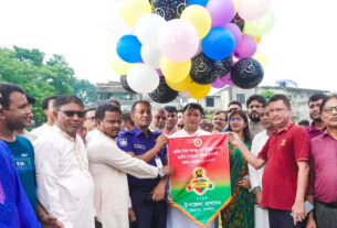 মির্জাপুরে বঙ্গবন্ধু গোল্ডকাপ ফুটবল উদ্বোধন