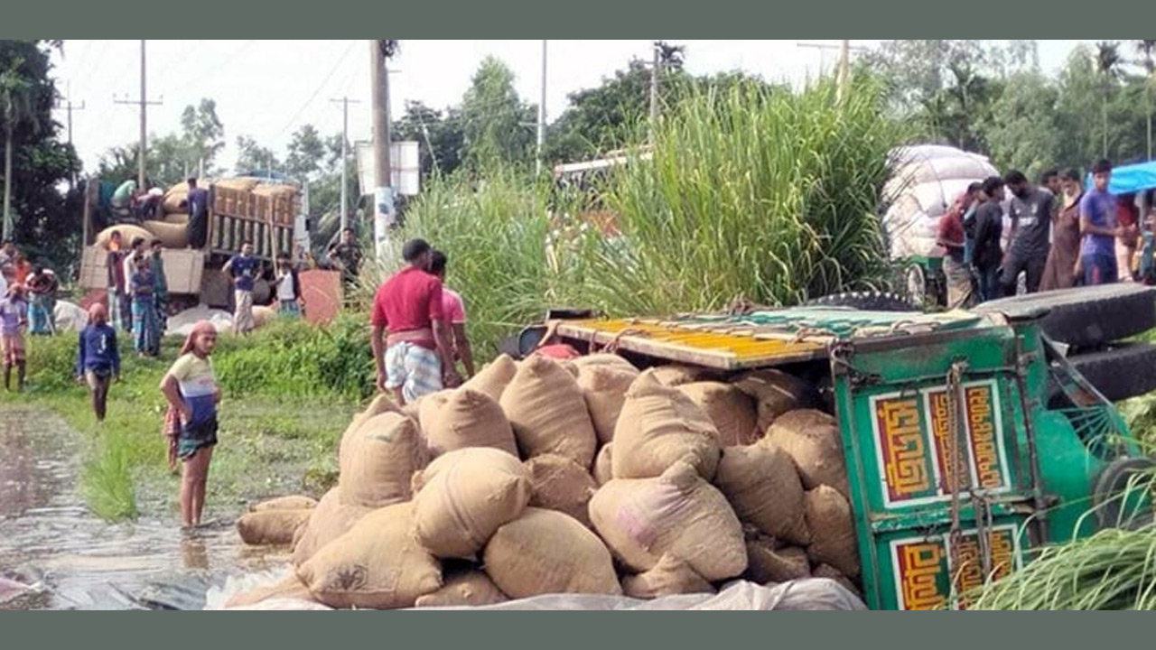 ঘাটাইলে দুর্ঘটনায় ট্রাক হেলপার নিহত